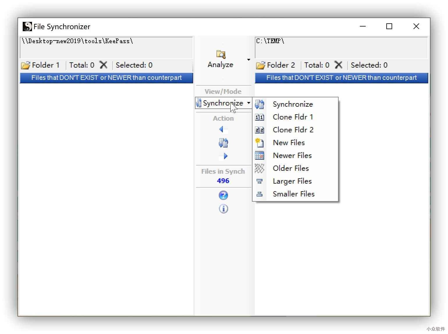 File Synchronizer – 简单的在两个硬盘间同步文件